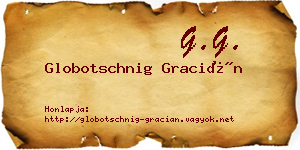 Globotschnig Gracián névjegykártya